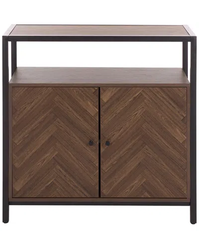 Sei Furniture Handan Double Door Cabinet In Brown