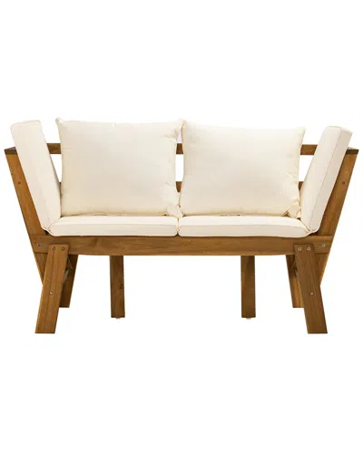 Sei Furniture Holly & Martin Dolavon Outdoor Convertible Lounge Chair In White
