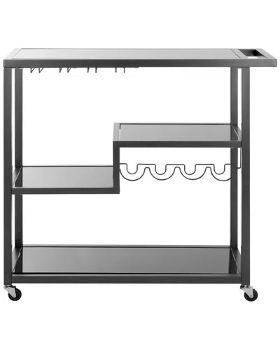 Sei Furniture Holly & Martin Zephs Bar Cart In Gray