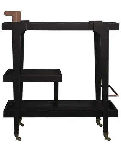 Sei Furniture Holly & Martin Zhori Bar Cart In Black