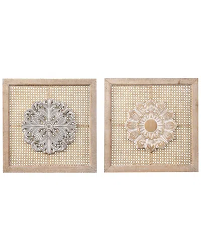 Sei Furniture Lamsting 2pc Wall Panel Set In Neutral