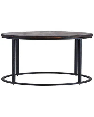 Sei Furniture Landsmill Cocktail Table In Black