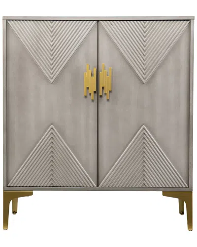 Sei Furniture Lantara Storage Cabinet In Gray
