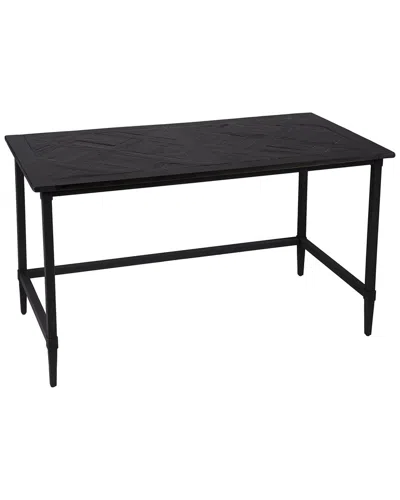 Sei Furniture Lawrenny Wood Desk In Black