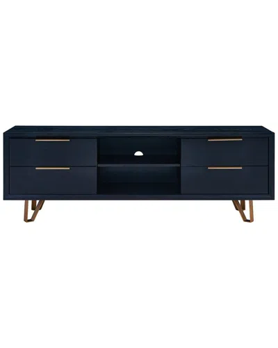 Sei Furniture Malone Entertainment Console In Blue