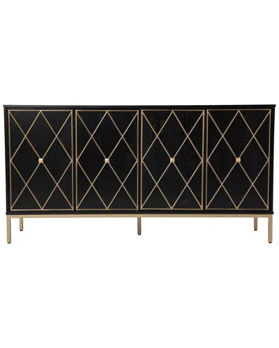 Sei Furniture Marradi Sideboard Cabinet In Black