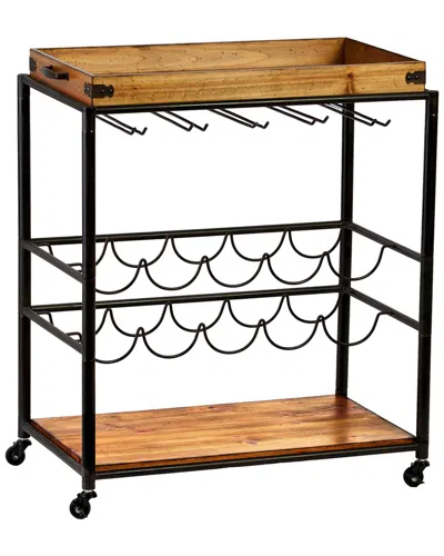 Sei Furniture Mayson Barcart In Black