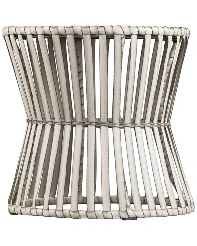 Sei Furniture Melilani Round Outdoor Side Table In Gray