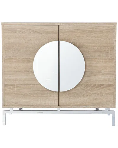 Sei Furniture Northdom Bar Cabinet W/storage In Neutral