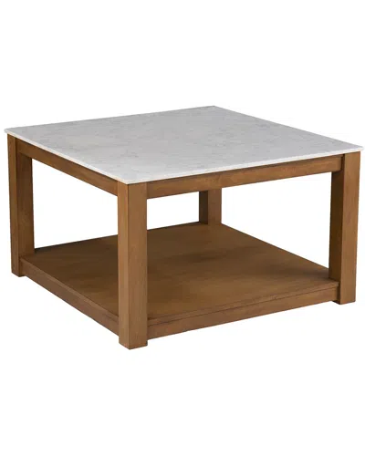 Sei Furniture Sei Chandlen Square Cocktail Table In Brown