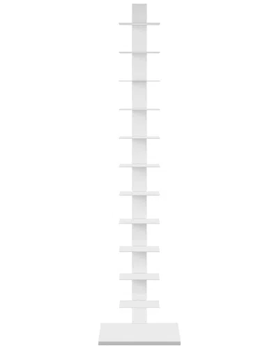 Sei Furniture Stewartby Spine Tower Shelf In White