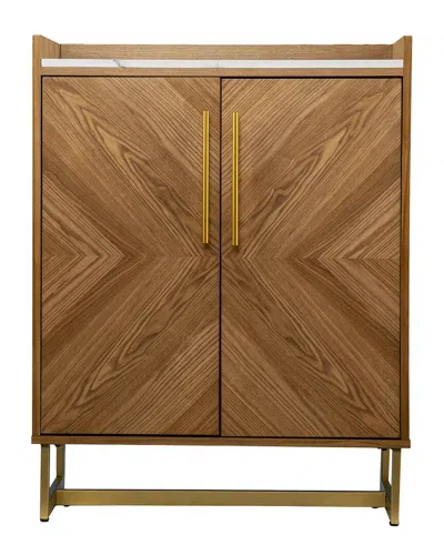 Sei Furniture Trilken Bar Cabinet In Brown
