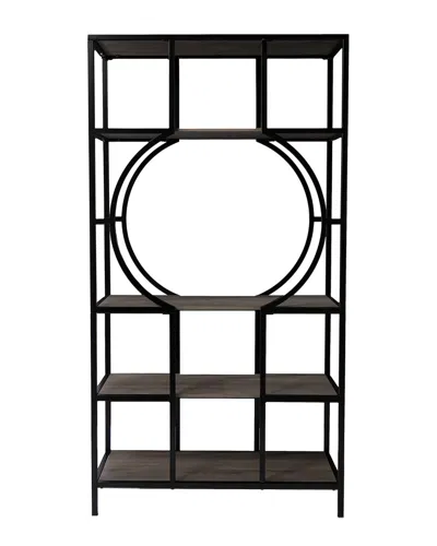 Sei Furniture Tyberton 5 Tier Bookcase In Black