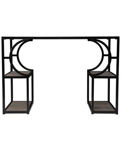 Sei Furniture Tyberton Writing Desk In Black