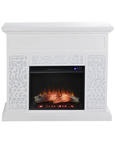 Sei Furniture Wansford Fireplace In White