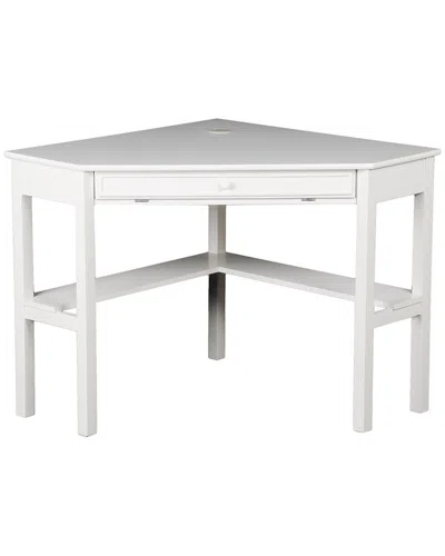 Sei Furniture Wardboro Corner Computer Desk In White