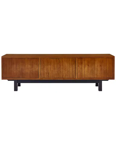 Sei Furniture Welling 3 Door Media Console In Brown