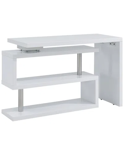 Sei Furniture Yates Versatile Corner Desk In White