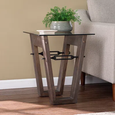 Sei Garrinston Reclaimed Wood End Table