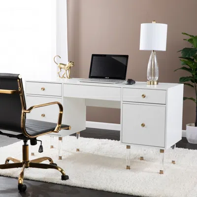 Sei Helston White Writing Desk