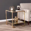 Sei Horten Square Glass-top End Table