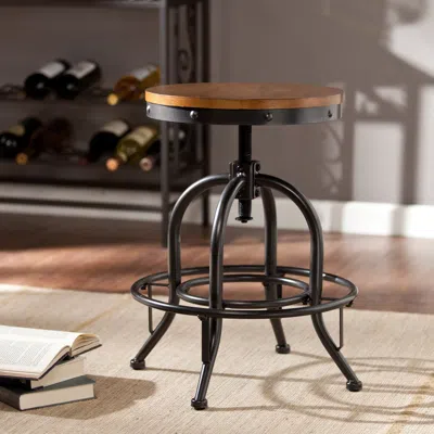 Sei Industrial Adjustable Stool