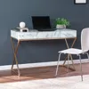 Sei Kamblemore Faux Marble Writing Desk With Storage