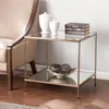 Sei Knox End Table Copper In Brown