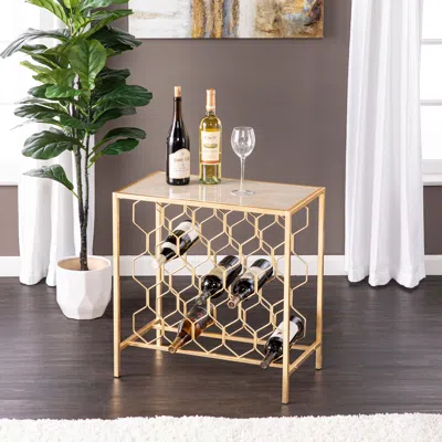 Sei Konetta Wine Storage Side Table