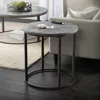 Sei Landsmill Round Industrial End Table