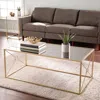Sei Larden Mirror Top Cocktail Table