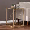 Sei Larden Mirror Top End Table