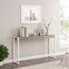 Sei Macen Console Mocha Gray With White