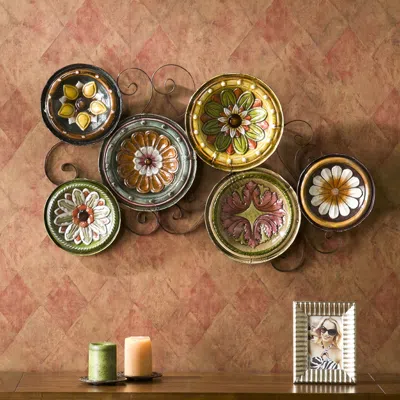 Sei Marinci Scattered Italian Plates Wall Art