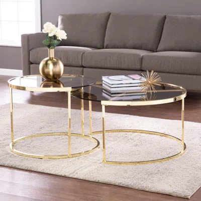 Sei Martley 2pc Nesting Cocktail Table Set