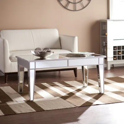 Sei Mirage Mirrored Cocktail Table