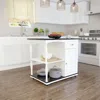 Sei Muxlow Rolling Kitchen Island With Storage