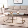 Sei Nicholance Contemporary Glass-top Cocktail Table