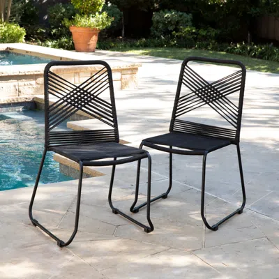 Sei Padko Outdoor Rope Chairs 2pc Set