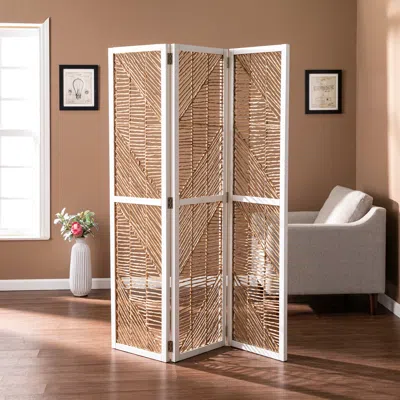 Sei Quilino Woven Room Divider Screen