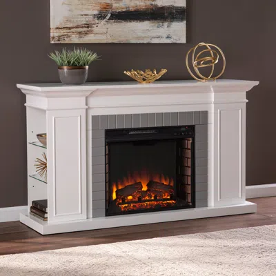 Sei Rylana Bookcase Electric Fireplace