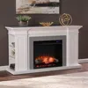 Sei Rylana Bookcase Electric Fireplace With Touch Screen Control Panel