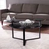 Sei Saxelby Faux Marble Cocktail Table