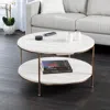 Sei Silas Faux Stone Coffee Table