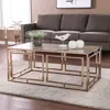 Sei Simondley Faux Marble Cocktail Table