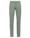 Sei Tre Sei Man Pants Sage Green Size 33 Cotton, Elastane In Sage Green
