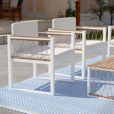 Sei Wallmond Cushioned Outdoor Chairs 2pc Set
