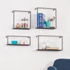 Sei Zyther Metal Wall Shelves 4pc Set