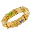 Seidengang 18k Yellow Gold Multi-gem Bracelet Sg06-102725 In Gold