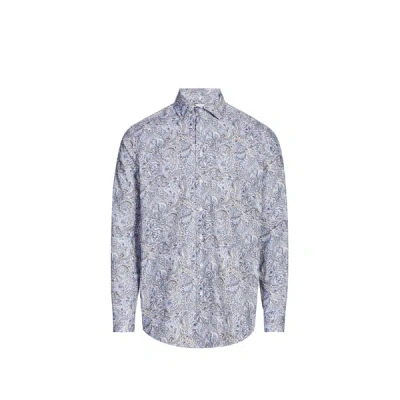 Seidensticker Chemise À Motif En Coton In Bleu